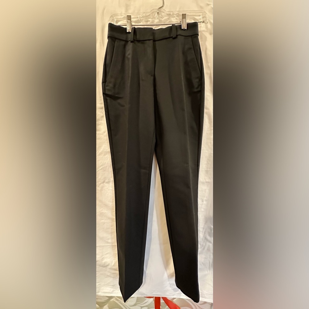 H&M Black Straight Leg Pants with Crisp Creases
